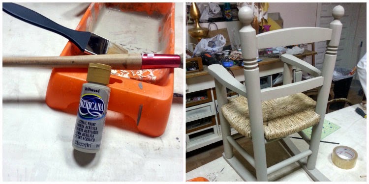 Silla restaurada para bebé Pablo