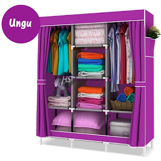 Rak Pakaian Jumbo / Rak Baju Jumbo / Lemari Portable Serbaguna Rak Pakaian Jumbo / Rak Baju Jumbo / Lemari Portable Serbaguna