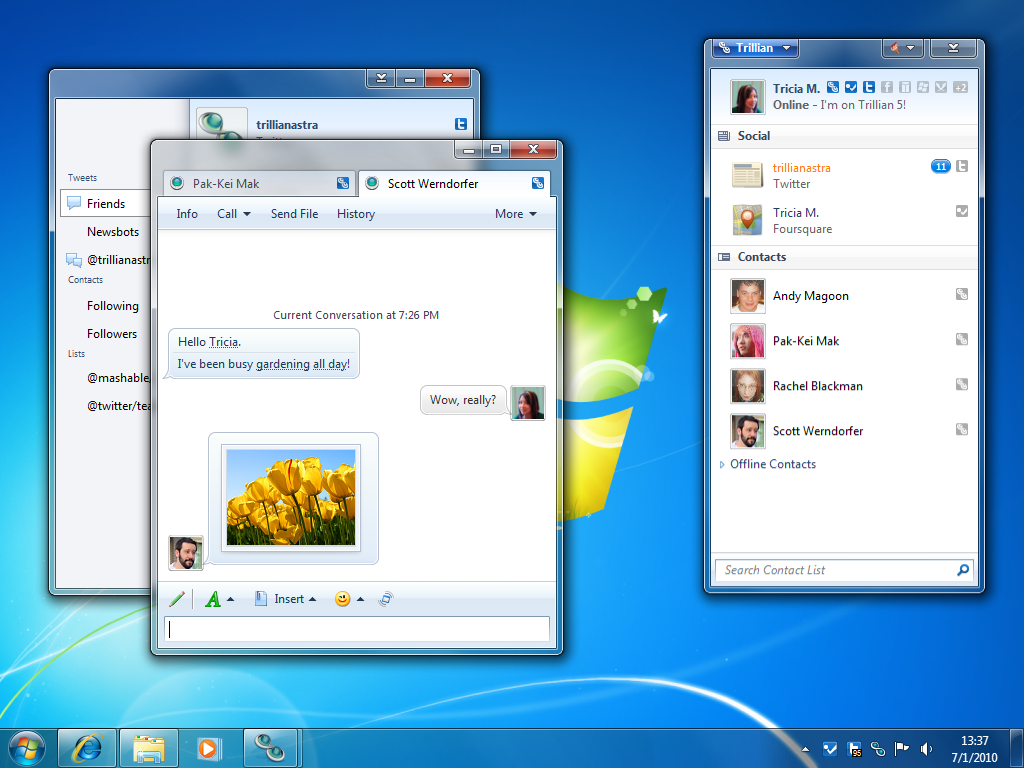 Trillian 5 A Multi platform Messenger GeekyFreebies