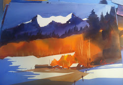 vibrant frank francese watercolor clark coffee watercolors artist