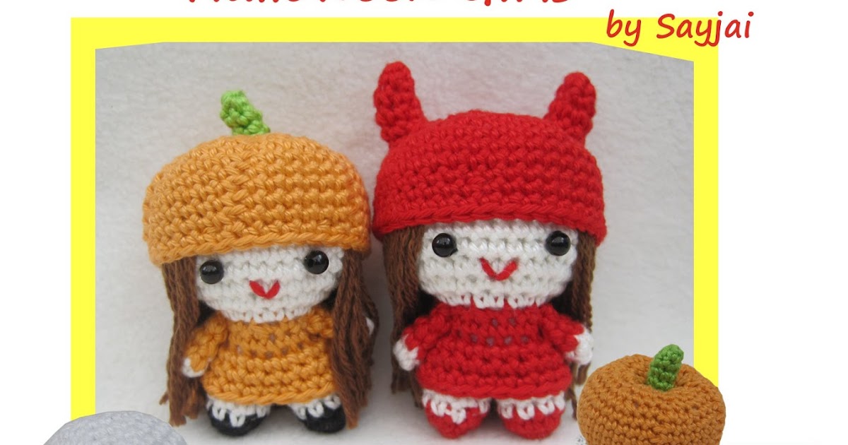 Halloween Girls - Sayjai Amigurumi Crochet Patterns ~ K ...