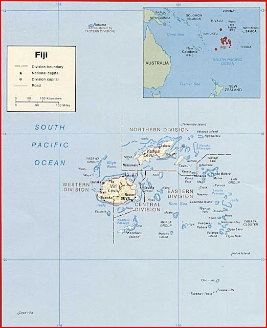 image: Fiji Political Map