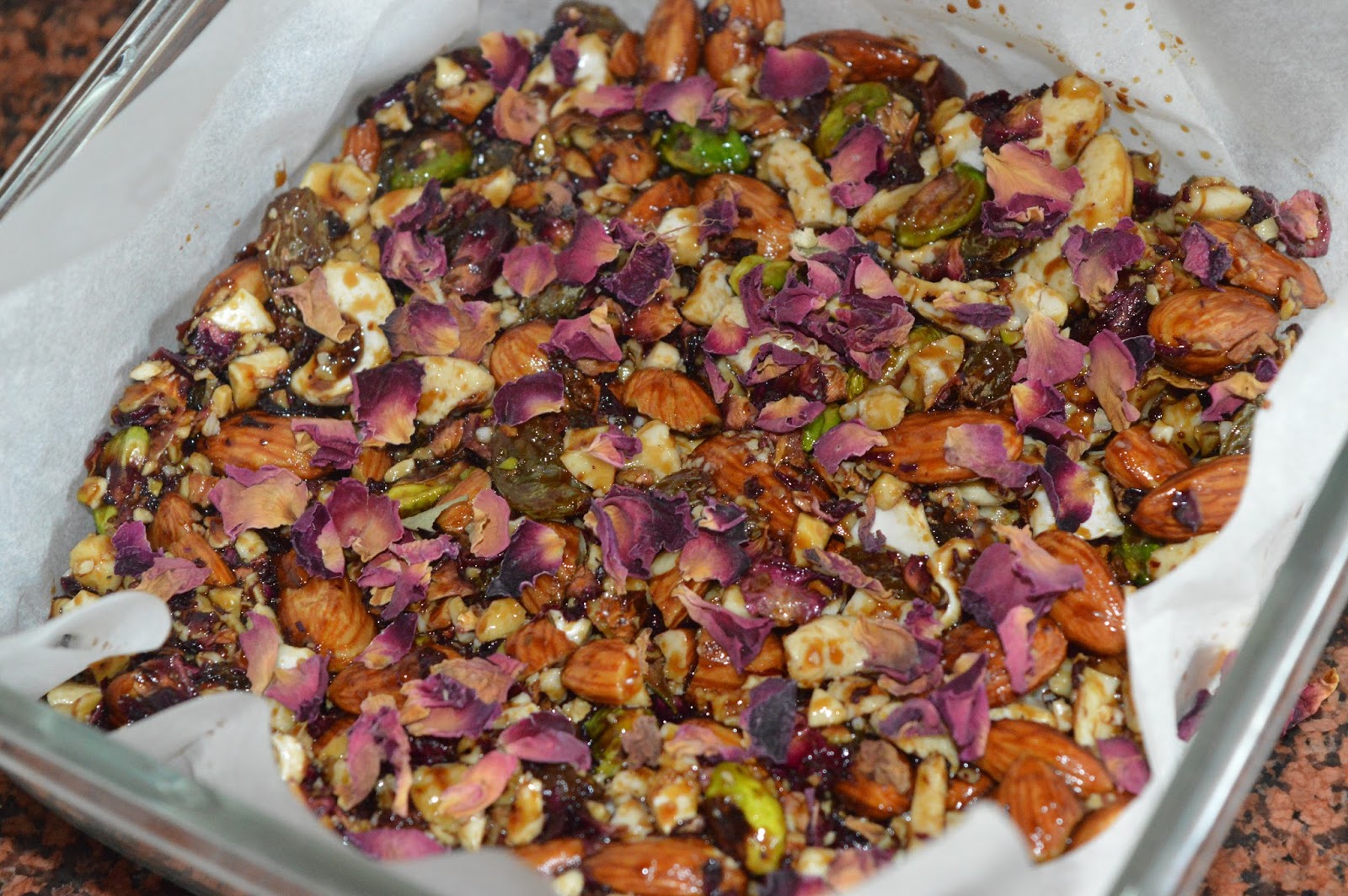 exoticneasy cooking Dry Fruit Chikki with Coconut Sugar