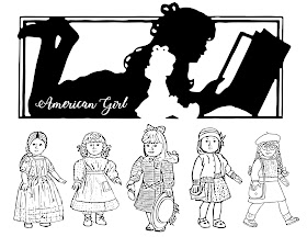 free American Girl coloring pages