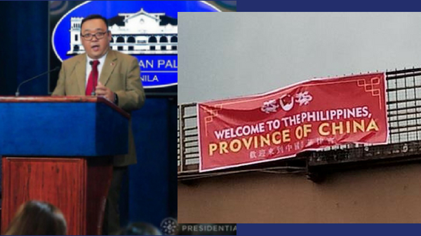 Palace reacts on “Philippines, Province of China” banners hung on several footbridges