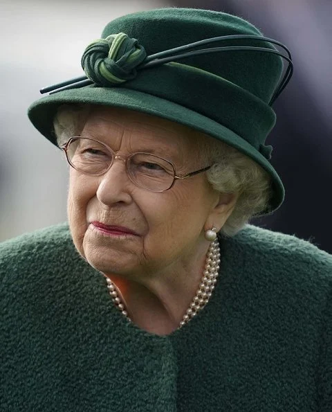 The Queen has several variations of pearl and diamond earrings, Queen Mary's button earrings.  The Queen's Jewels, strand necklaces