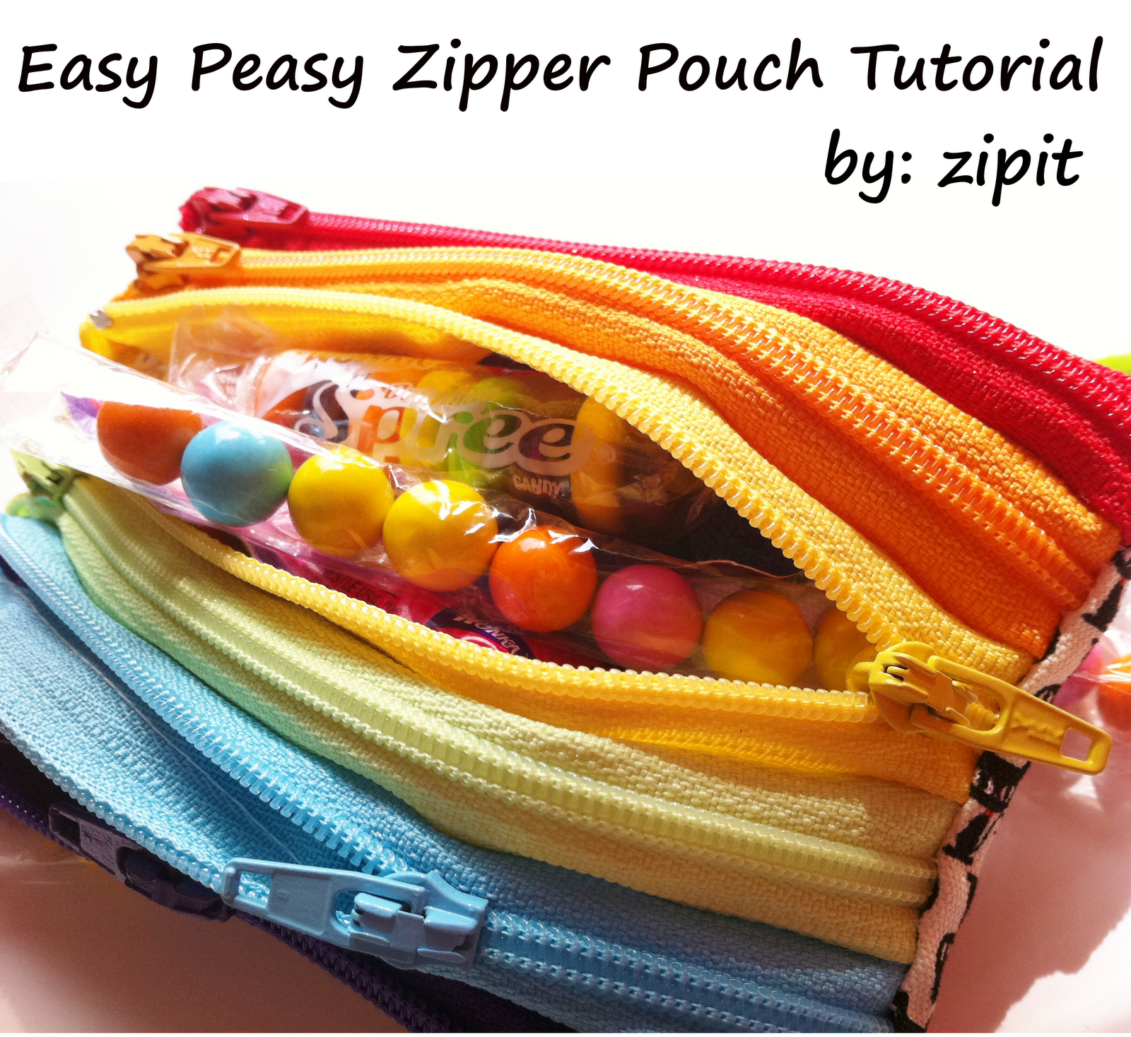 Zip It Zippers: Pouch Tutorial!