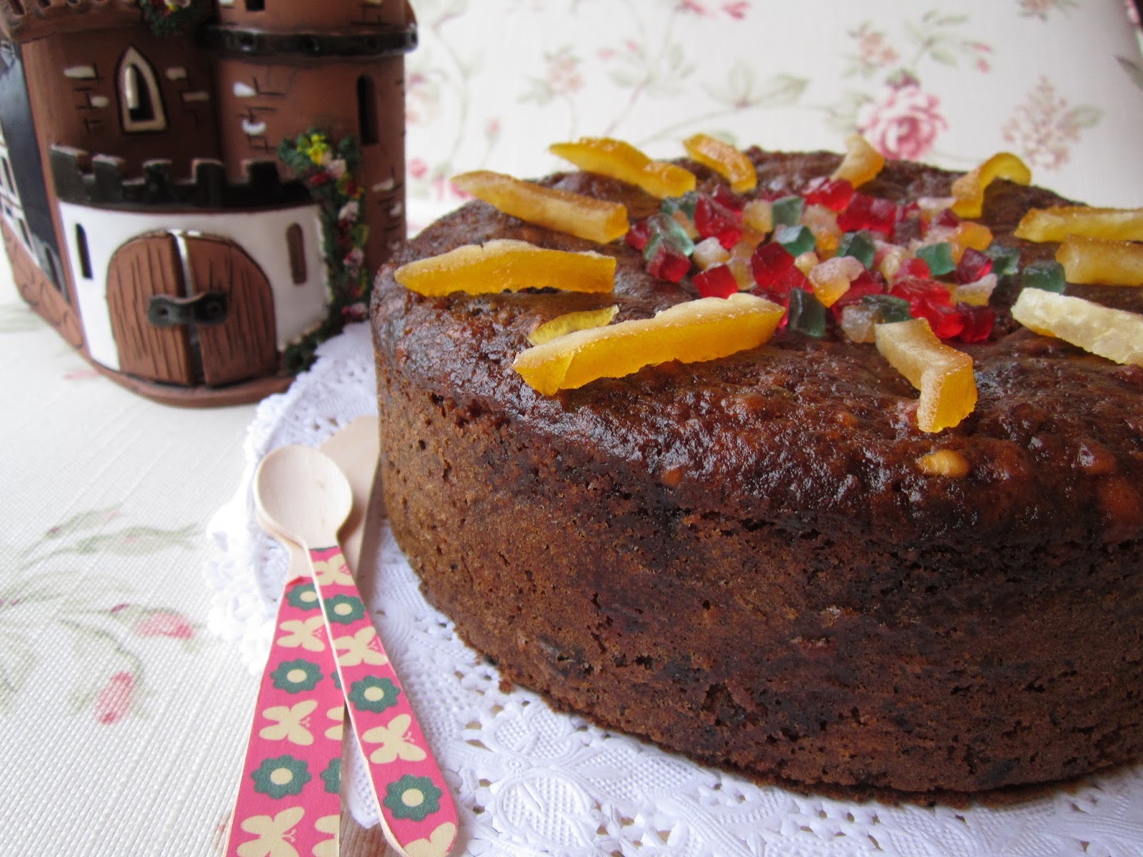Duendes en mi cocina PASTEL JUGOSO DE FRUTOS SECOS Y FRUTA DESHIDRATADA