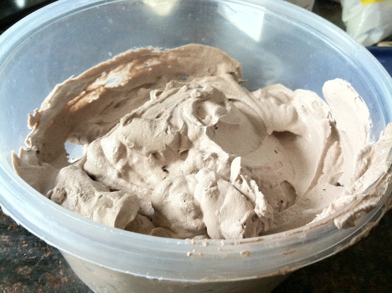 The Sizzling Pan "Pat a Cake" Zebra Cake with Chocolate Whipped Cream frosting