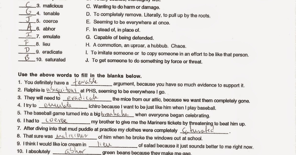 The Most Dangerous Game Worksheet