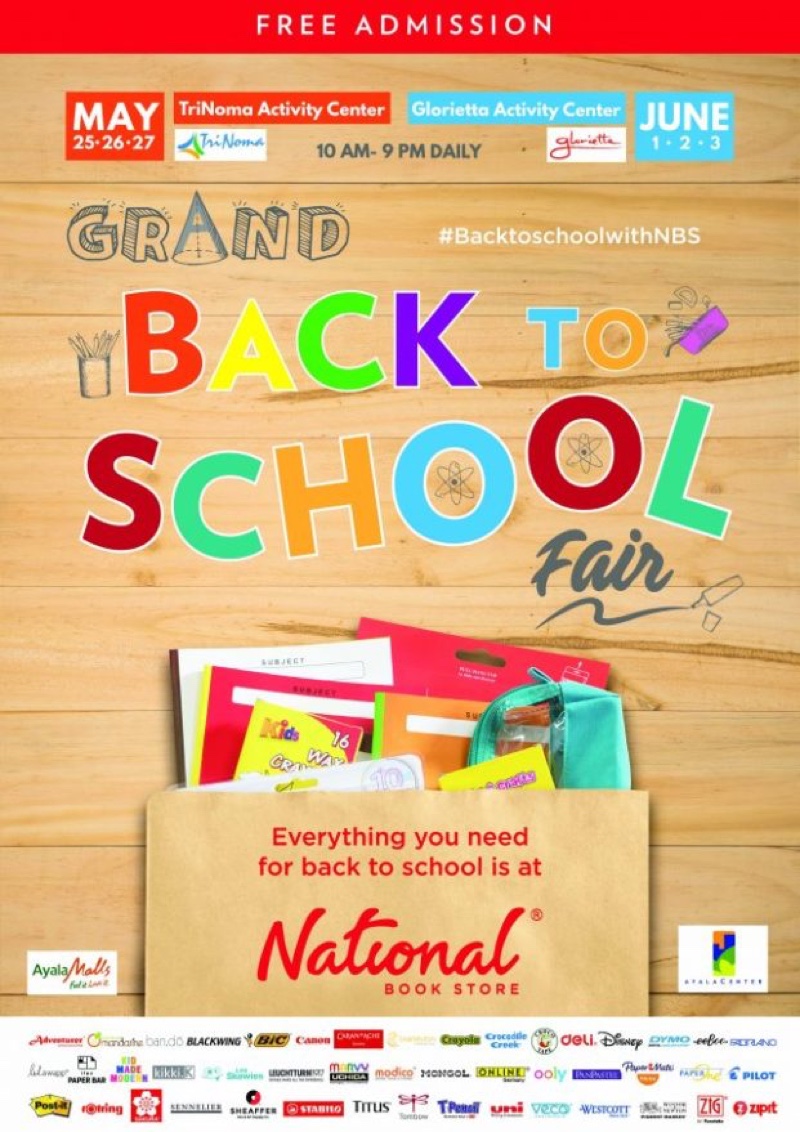 Back to School with National Book Store Rochelle Rivera