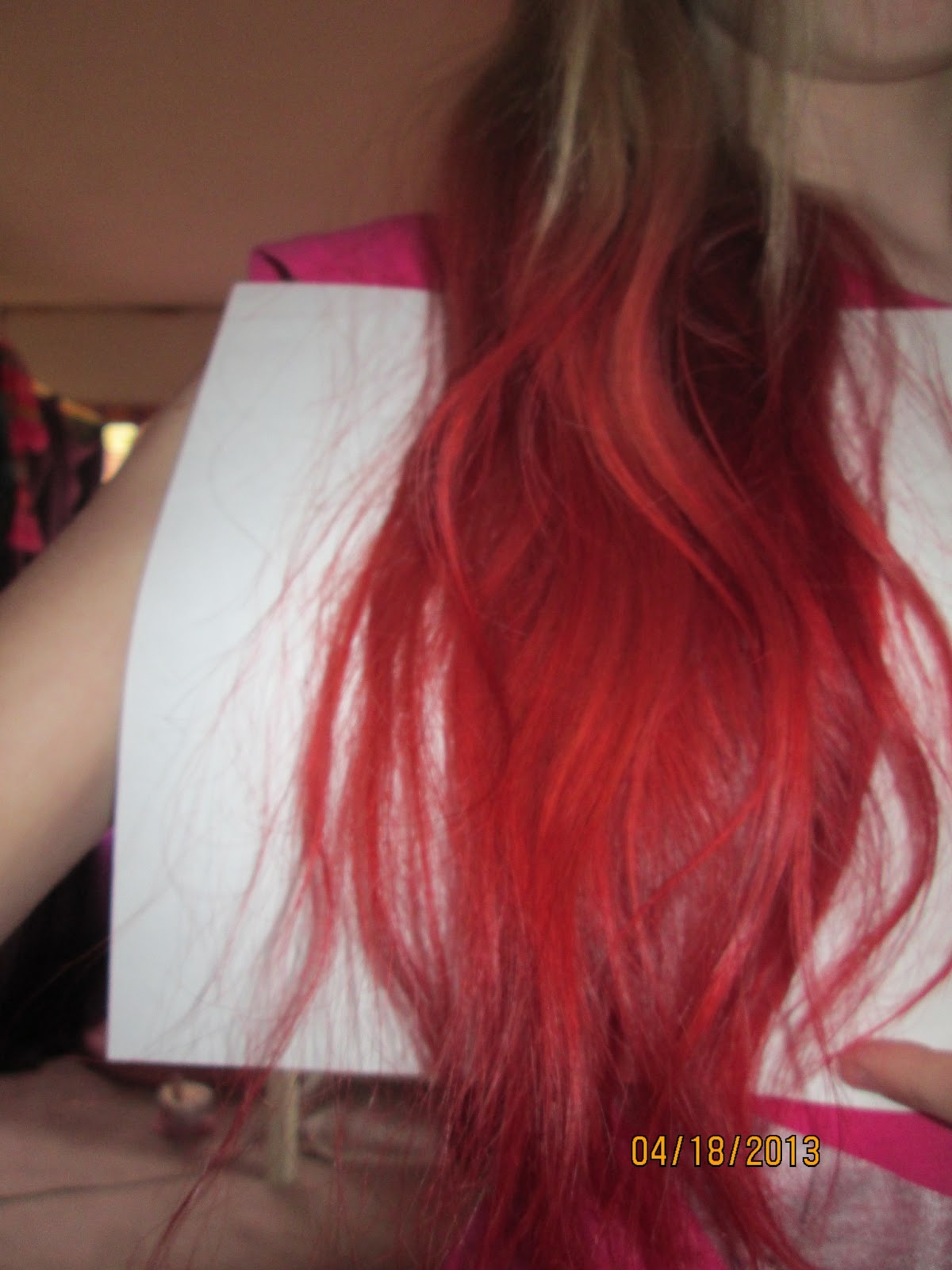 How to and DIY How to dip dye hair, red, in ten steps. )
