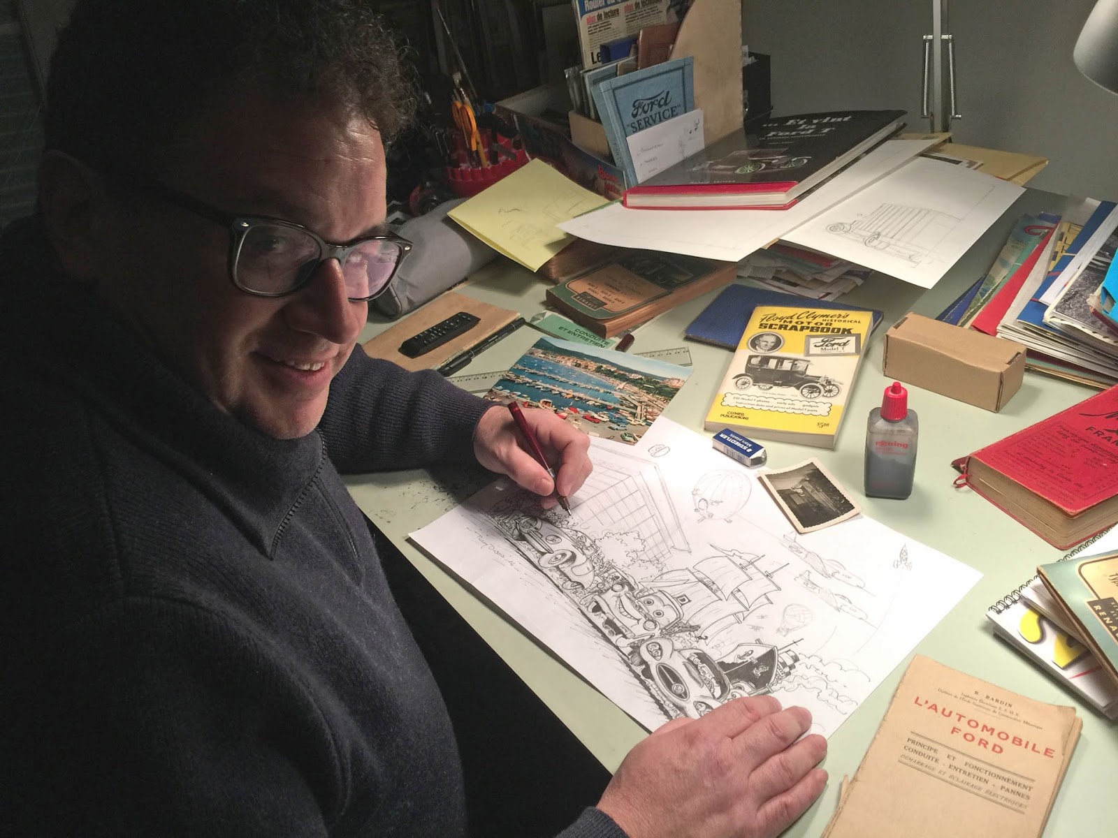 ZOOM L'illustrateur invité Thierry Dubois