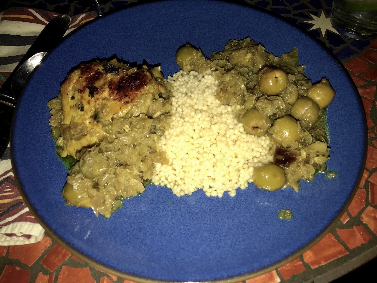 Cliff and Cathy Dinners Chicken Tagine (M'Chermel)