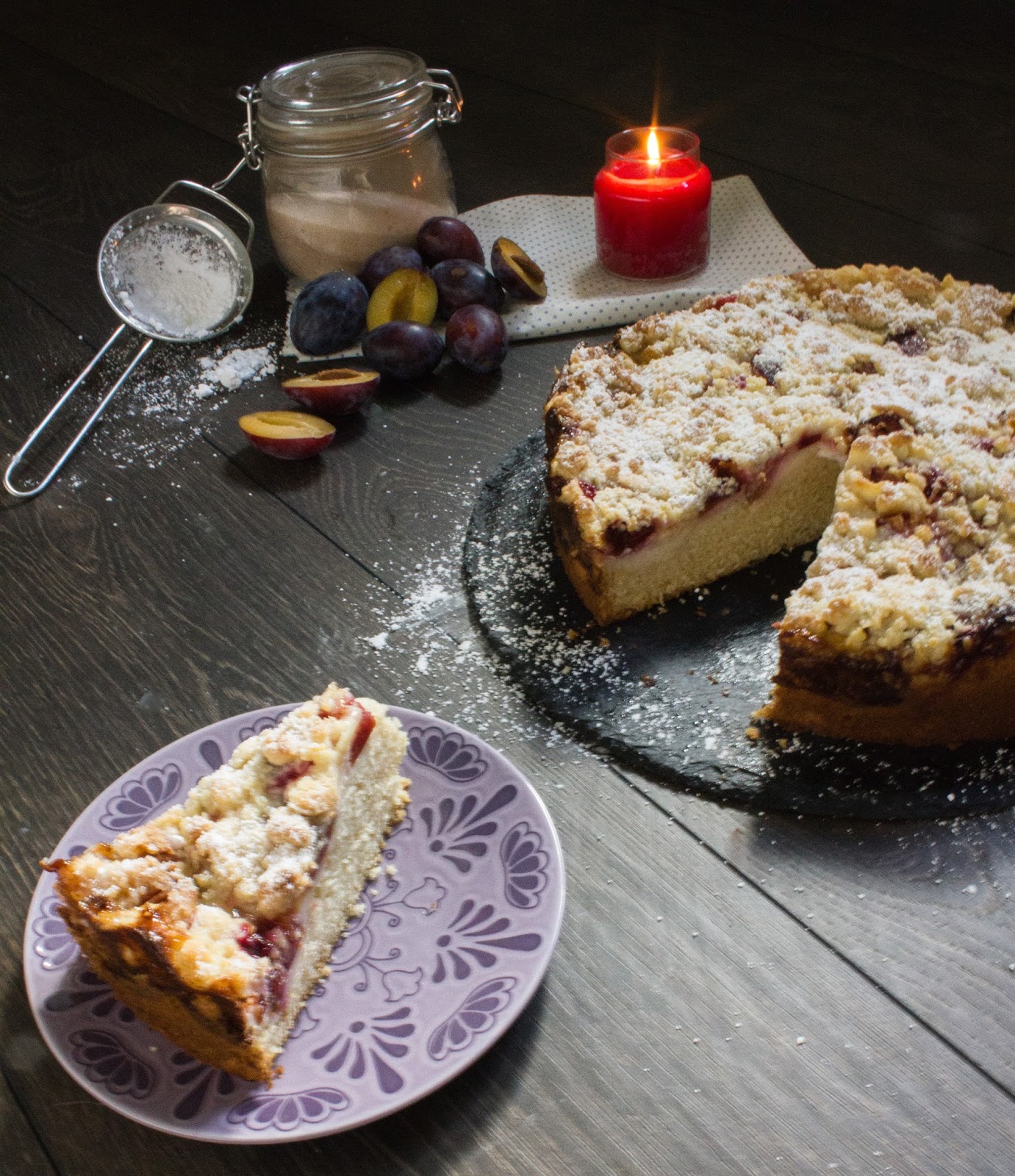 Family, Bakery &amp; More : Vanille-Pflaumenkuchen mit Streuseln und Zimt ...