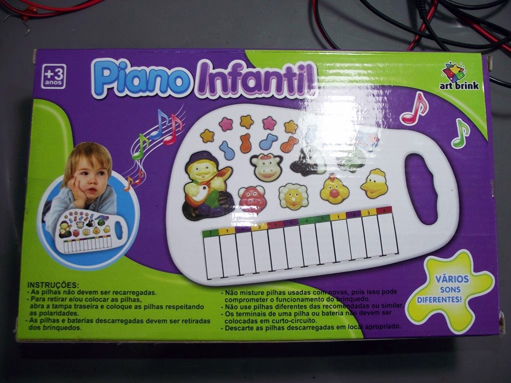 Pakéquis: Reduzindo o volume de um piano infantil