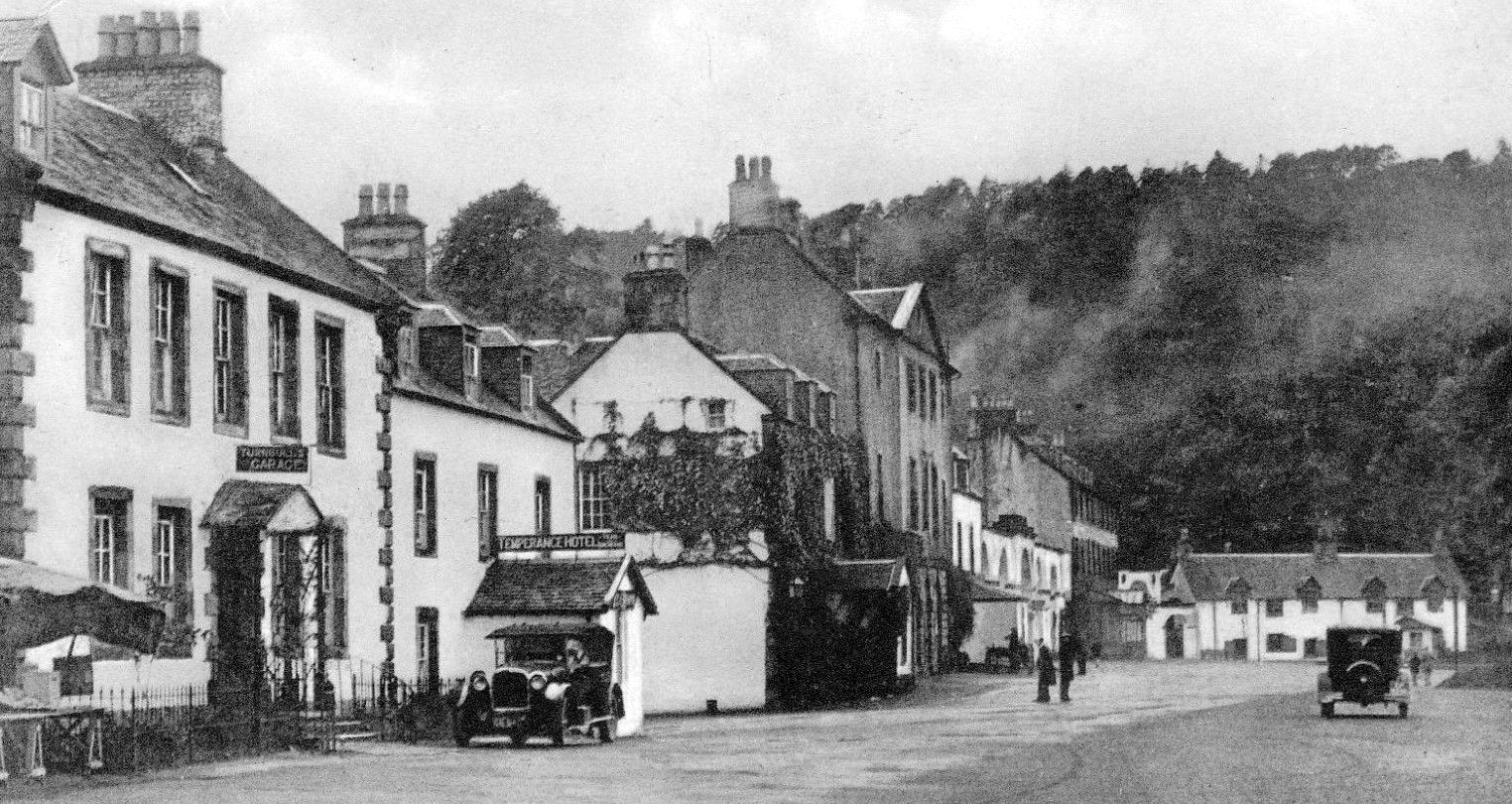 Tour Scotland Old Photograph Temperance Hotel Inveraray Argyll Scotland