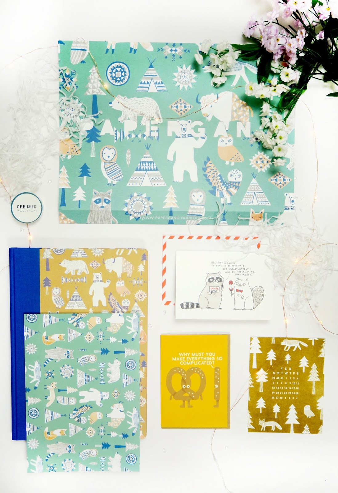 Ohh Deer Papergang Stationery subscription an image of ohh deer papergang subscription box