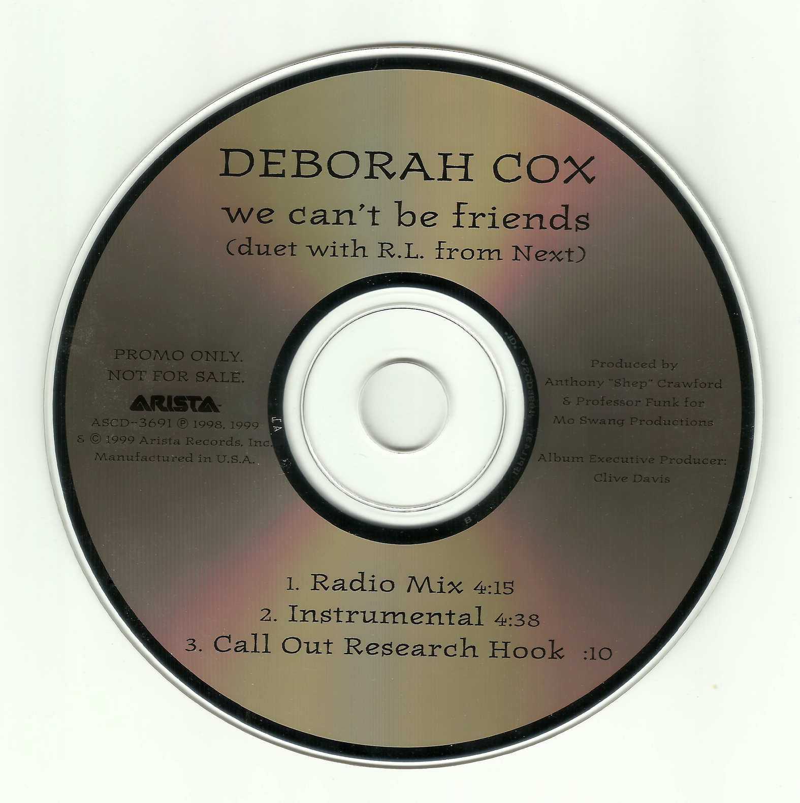 THE CRACK FACTORY Deborah_Cox_feat._R.L.We_Cant_Be_Friends(Promo_CDS)1999Y2H_INT