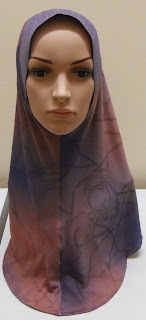 TUDUNG LILY IN UNGU