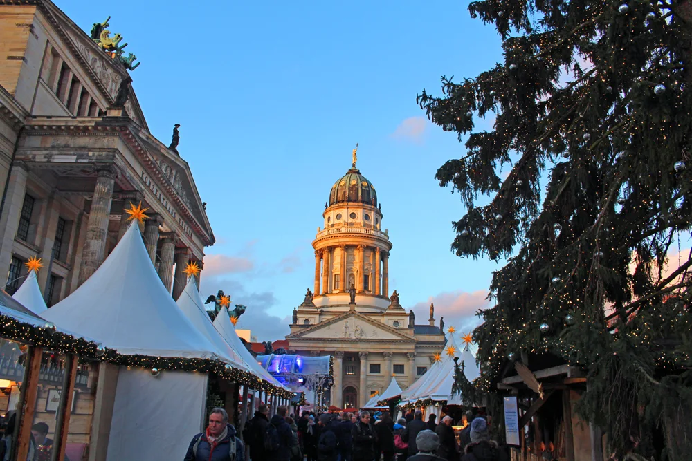 Gendarmenmarkt German Christmas market in Berlin - travel & lifestyle blog