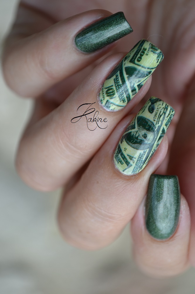Kakine Nail Art Dollar bills