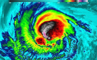 Immagini 3D uragano Irma