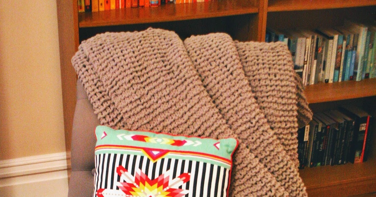 Super Soft Knitted Blanket Sarah & Nick