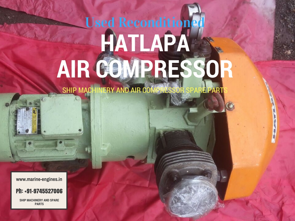 Hatlapa Air Compressor for Sale Ship Machinery Used Recondition