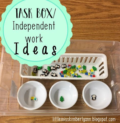 Task Boxes Ideas for Special Education