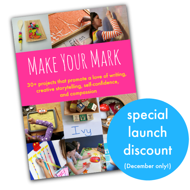 Make Your Mark eBook - why mark making is so important plus ideas and resources to help educators and parents alike promote and encourage mark making | you clever monkey
