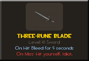 Three rune blade tf2 craft