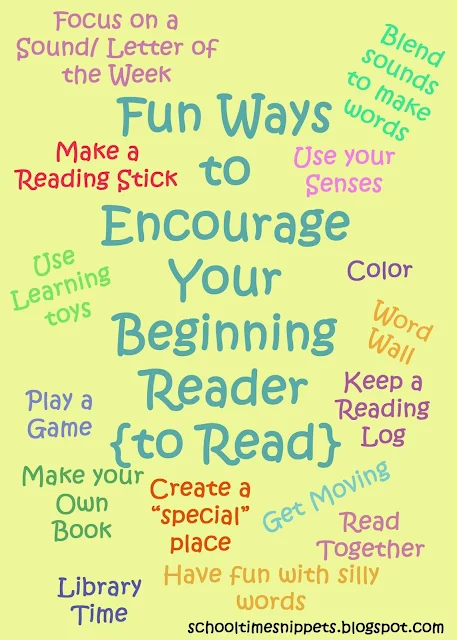 tips to encourage beginning reader