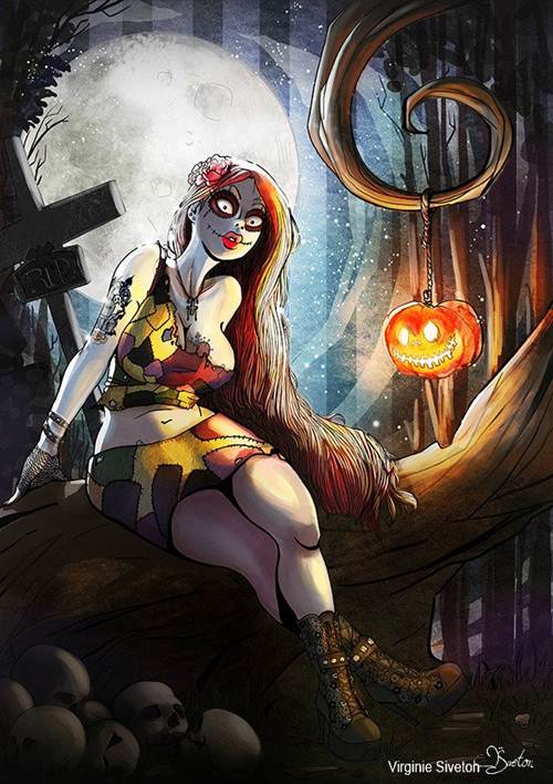 A Very NSFW Tattooed Disney Pin-Up Series