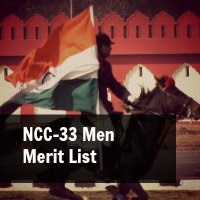 ncc 33 men merit list