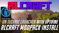 HOW TO INSTALL<br>RLCraft Modpack [<b>1.12.2</b>] on Technic Launcher<br>▽