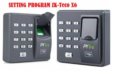 Cara setting program access control ZK-Teco x6 Cara setting program access control ZK-Teco x6