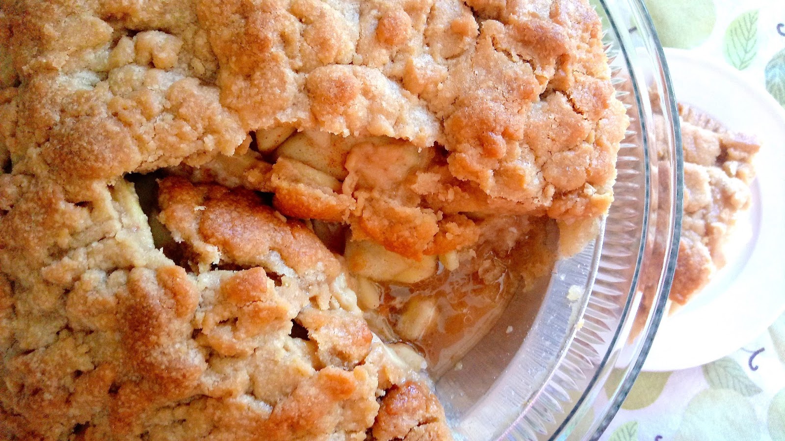 At Home with the Loverbees Brown Sugar Apple Pie with Sourdough Crust
