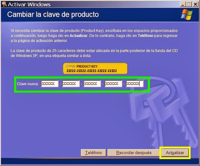 Pequeñas Ayudas y Tutoriales: Cómo cambiar el Serial de Windows XP ...