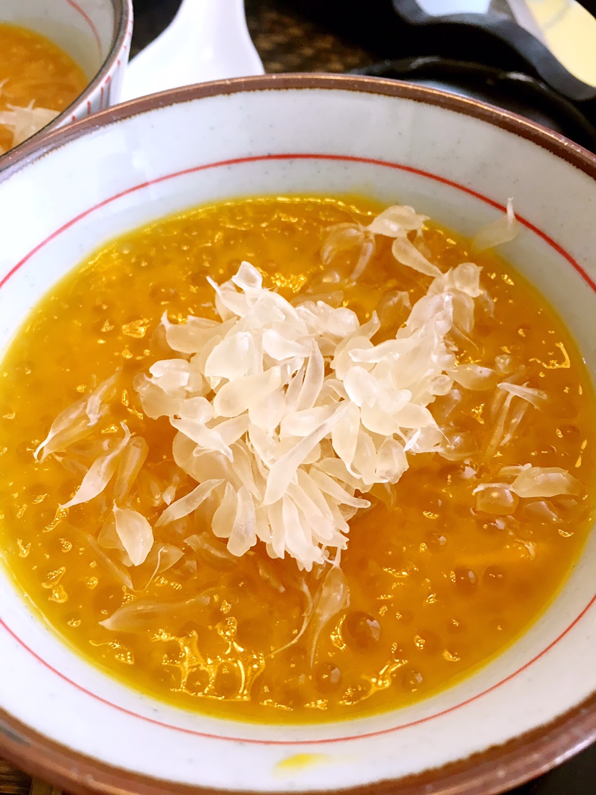 Pumpkin sago pomelo dessert with coconut ice cream Linda's Cravings