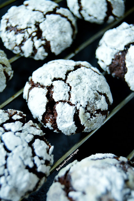 Cookies craquelés / Chocolate crinkles