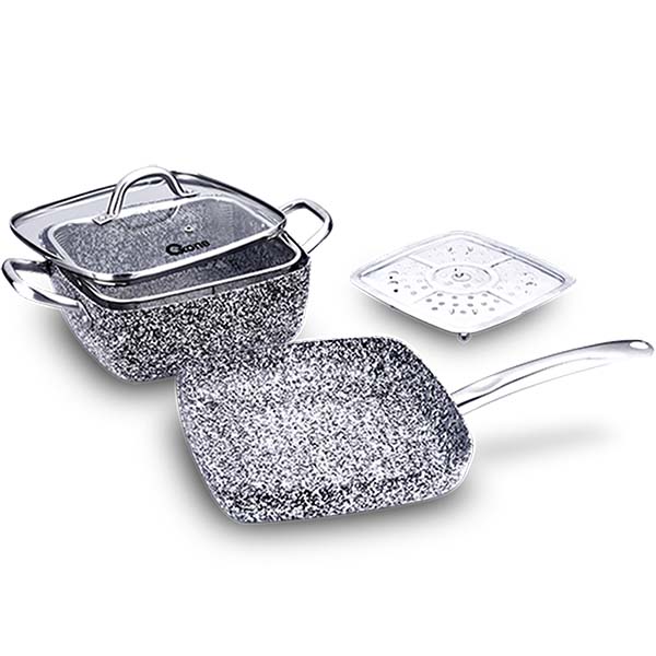 Ox 05sq 5pcs Panci Oxone Granite Cookware Set Situs Belanja Online Oxone Dengan Promo Diskon Besar Harga Murah Aman Terpercaya