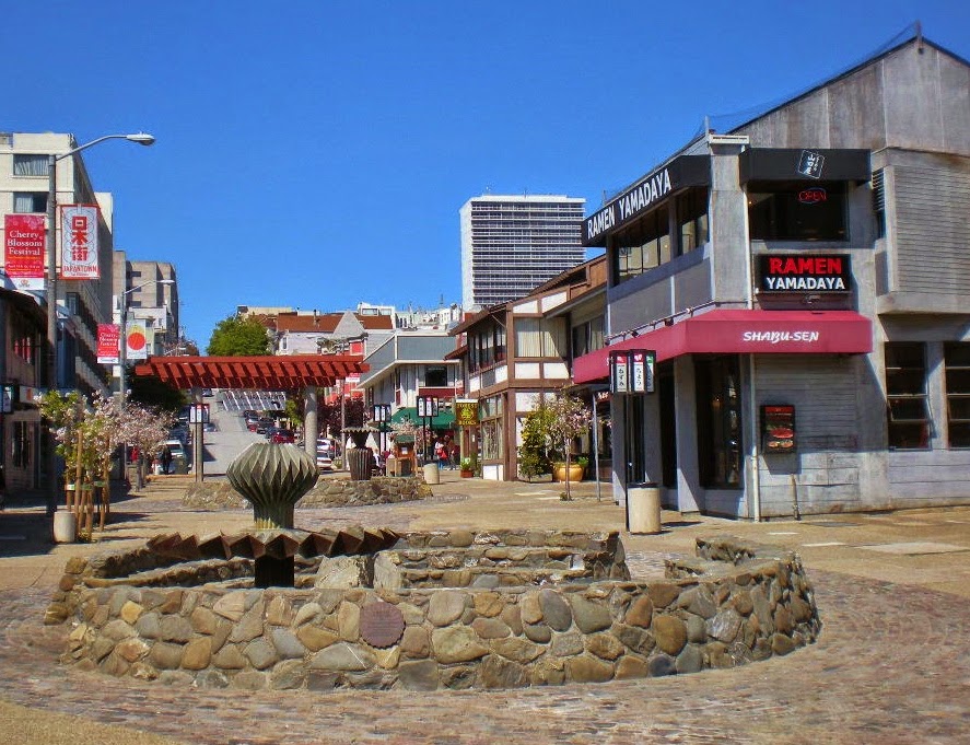 Urban Landscape, Native Landscape Japantown in San Francisco