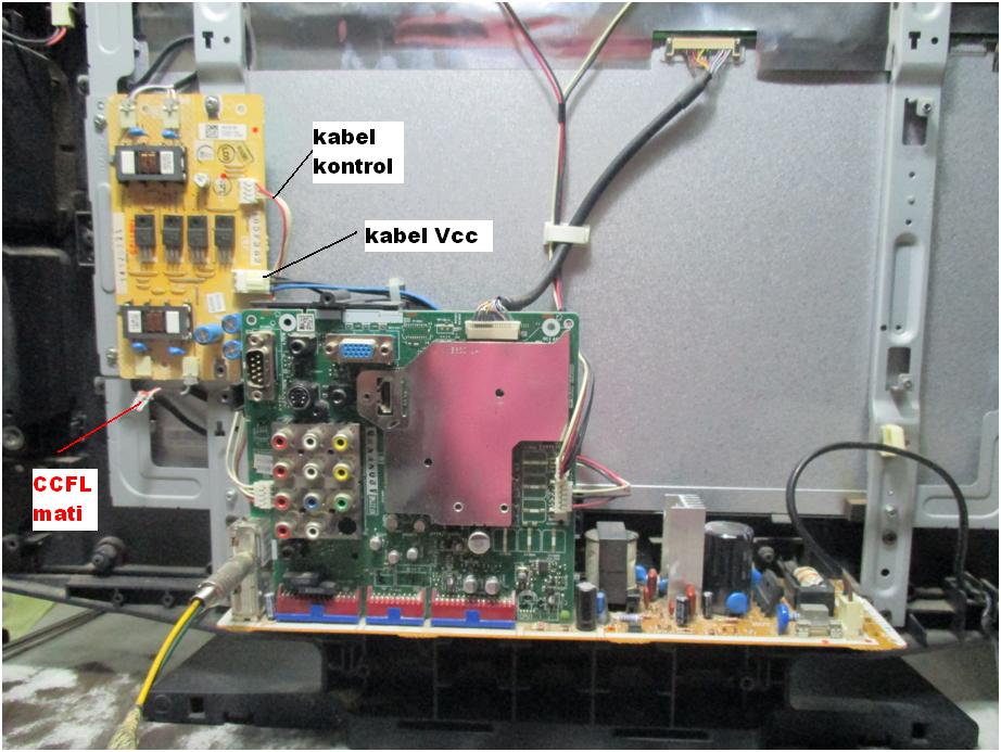 Cara Memperbaiki Tv LCD/LED Sharp Mati Protek