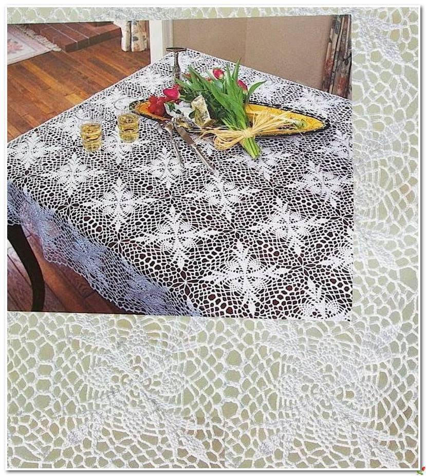 Crochet Knitting Handicraft Crochet tablecloth