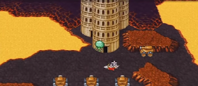 The Tower of Babil, the final dungeon in Final Fantasy IV -Interlude-.