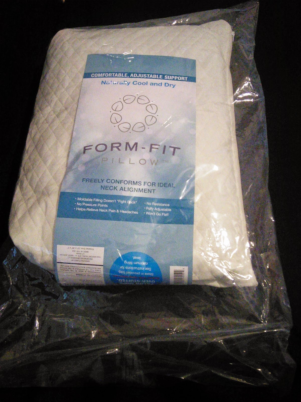 form fitting pillow
