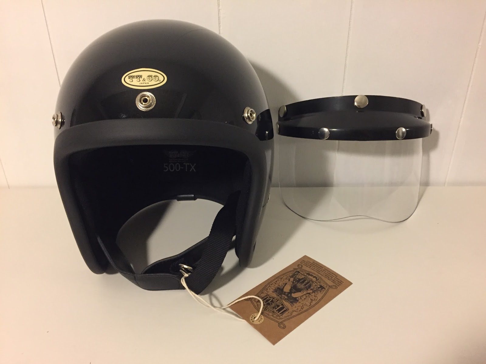ちっさっ！ジェットヘルメット新調「TT&CO 500-TX 」 - XL1200