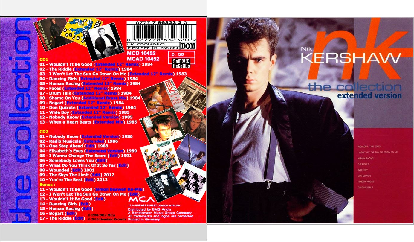 MUSICOLLECTION: NIK KERSHAW - The Collection Extended Version - 2013