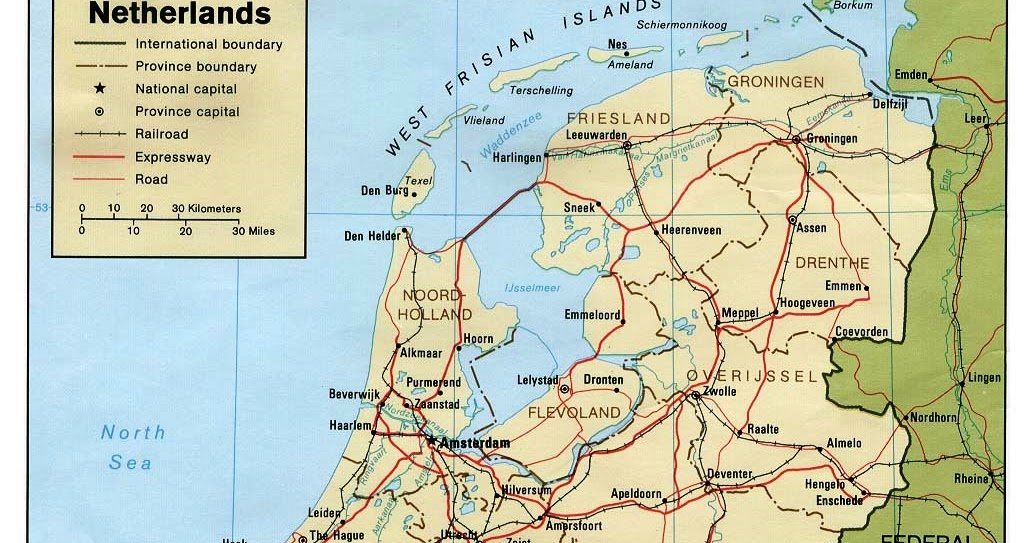Peta Kota: Peta Negara Belanda